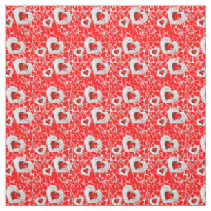 Valentinstag Fabric Stoff