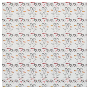 Valentinstag Fabric Stoff