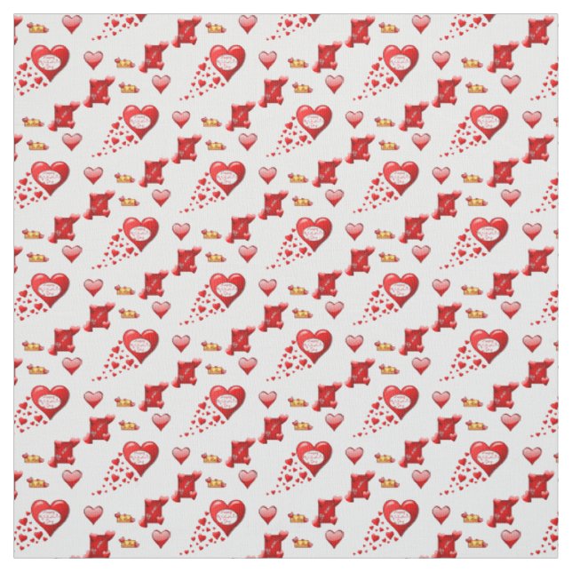 Valentinstag Fabric Stoff (Muster)