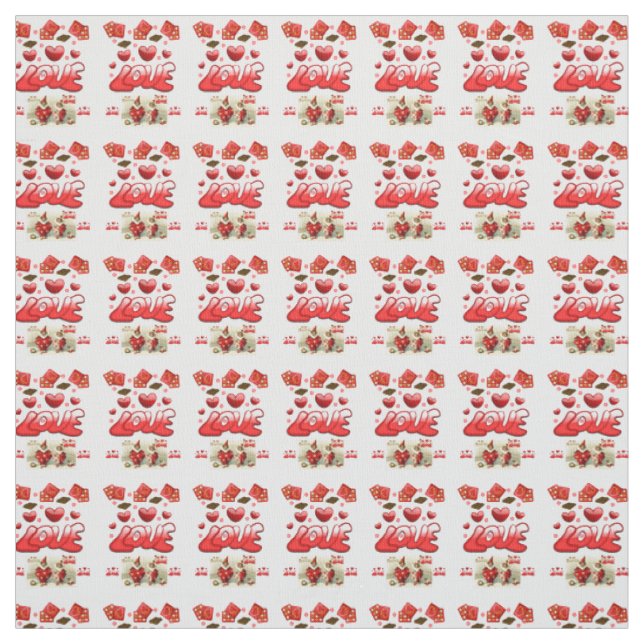 Valentinstag Fabric Stoff (Muster)