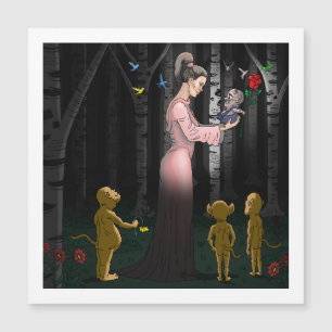 Valentinstag-Fantasy-Romantik Magnetkarte