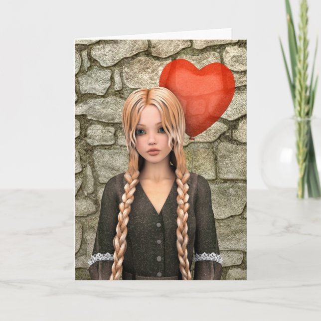 Valentinstag Feiertagskarte (Vorderseite)