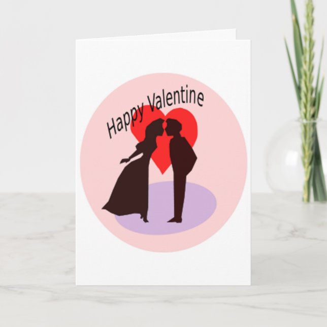Valentinstag Feiertagskarte (Vorderseite)