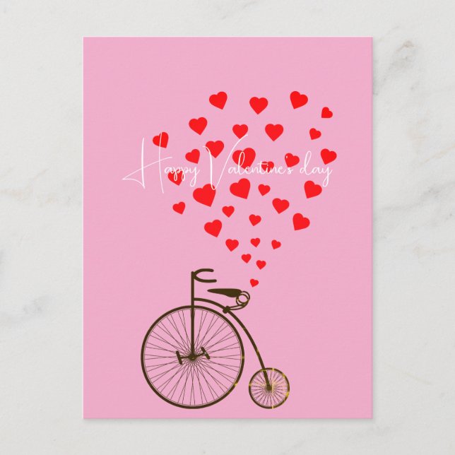 Valentinstag  feiertagspostkarte (Vorderseite)