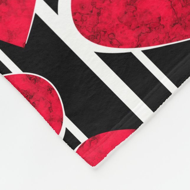 Valentinstag Fleecedecke (Ecke)