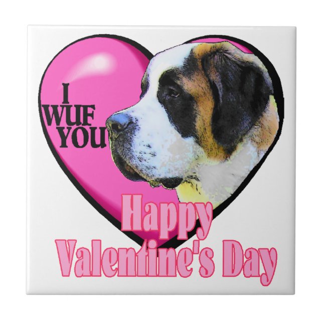 Valentinstag Fliese (Vorderseite)