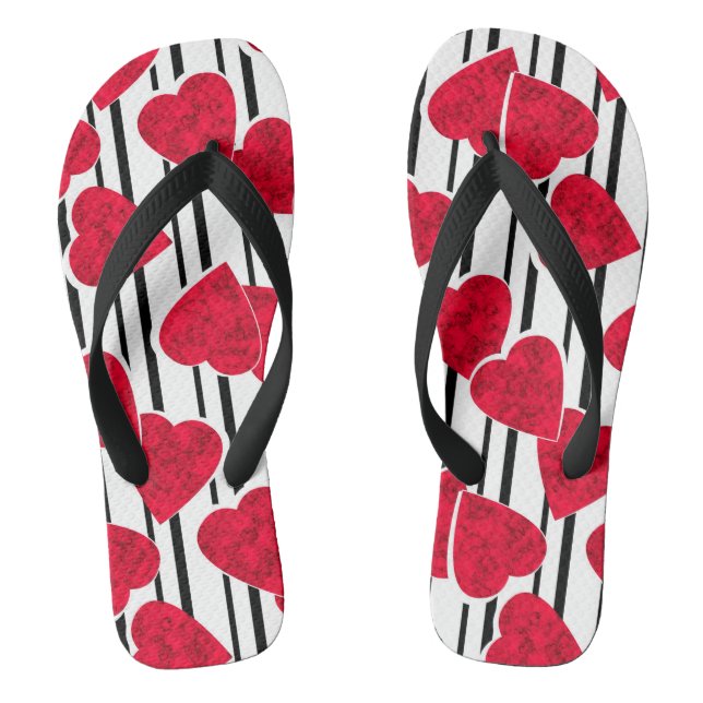 Valentinstag Flip Flops (Fußbett)