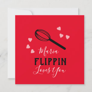 Valentinstag Flippin Liebt Dich Herzen Bäcker