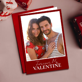 Valentinstag Foto Couple Red Valentine Karte