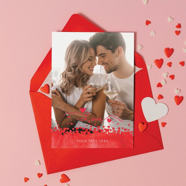Valentinstag Foto Personalisiert Feiertagskarte (Von Creator hochgeladen)