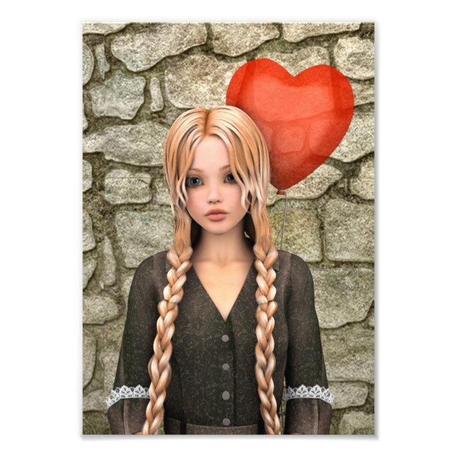 Valentinstag Fotodruck (Vorne)