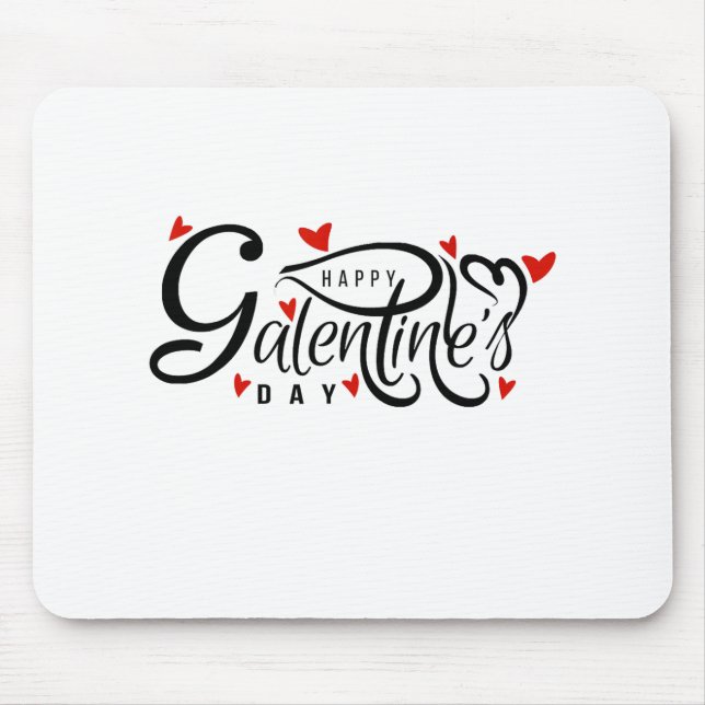 Valentinstag Frauentag Freundschaft Mousepad (Vorne)