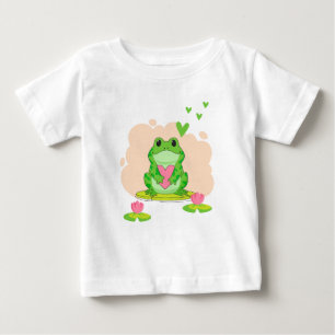 Valentinstag-Frosch Baby T-shirt