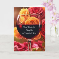Valentinstag für einen herrlichen Couchwein