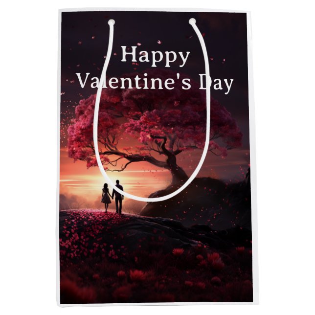 Valentinstag für Erwachsene 3 Mittlere Geschenktüte (Vorderseite)