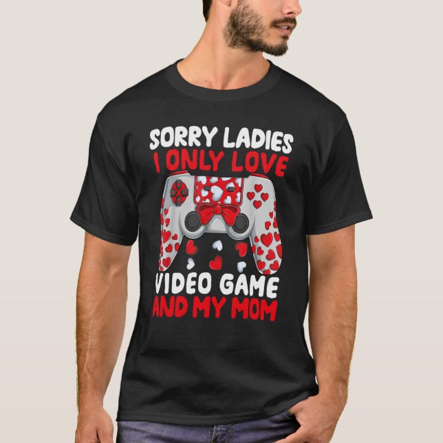 Valentinstag für Spiele und Video-Ga T-Shirt (Vorderseite)