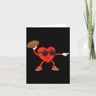 Valentinstag Fußball Herz Spielen Karte