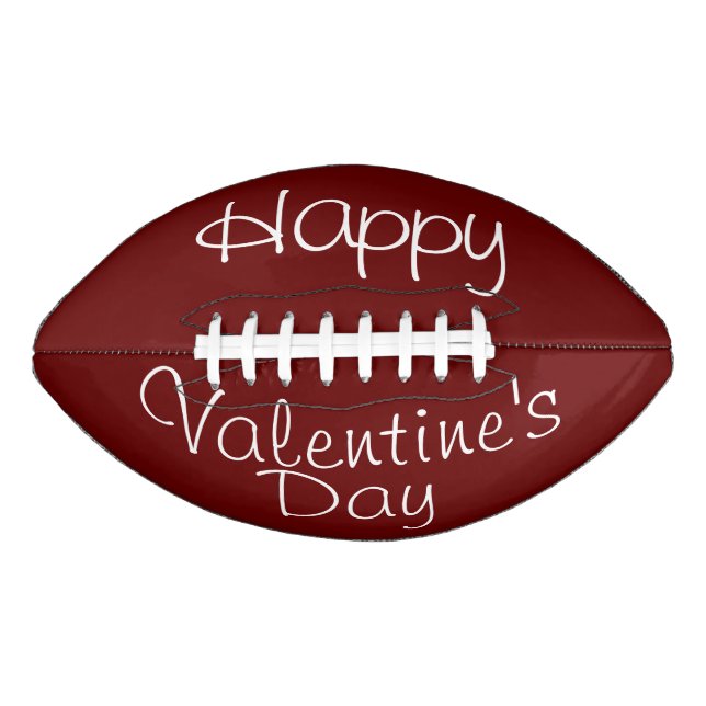 Valentinstag Fußball von dalDesignNZ Football (Vorderseite)