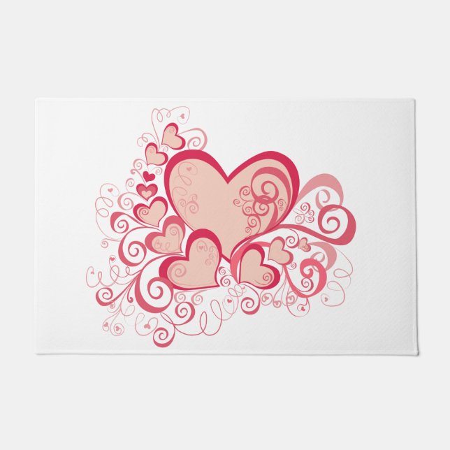 Valentinstag Fußmatte (Vorderseite)