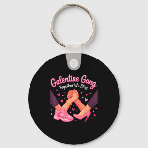 Valentinstag Galentines Gang lustiger Valentinstag Schlüsselanhänger