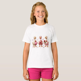 Valentinstag Gänse T-Shirt
