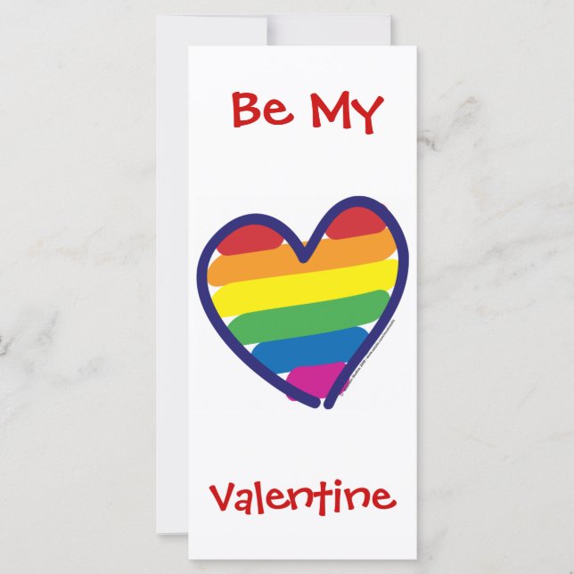 Valentinstag Gay Pride (Vorderseite)