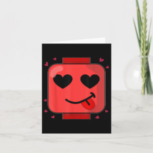 Valentinstag Gebäude Brick Head Heart Builder m Karte