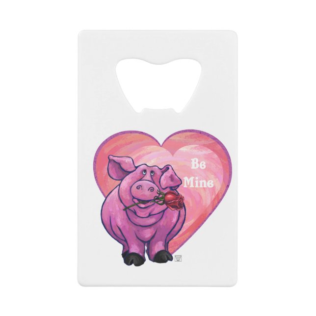 Valentinstag Geldkarten Flaschenöffner (Vorderseite)