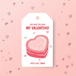 Valentinstag-Geschenk-Anhänger 'You Take the Cake' Geschenkanhänger