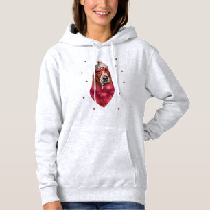 Valentinstag Geschenk Basset Hound Hund Hoodie