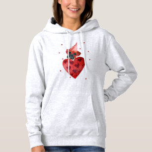 Valentinstag Geschenk Boxer Hund Hoodie
