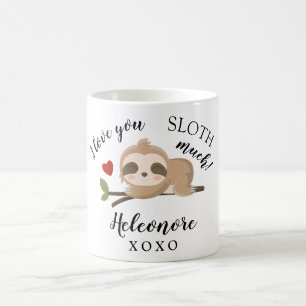 Valentinstag-Geschenk Sloth Tasse