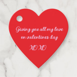 Valentinstag Geschenkanhänger