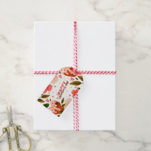 Valentinstag Geschenketiketten Geschenkanhänger