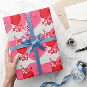 Valentinstag Geschenkpapier