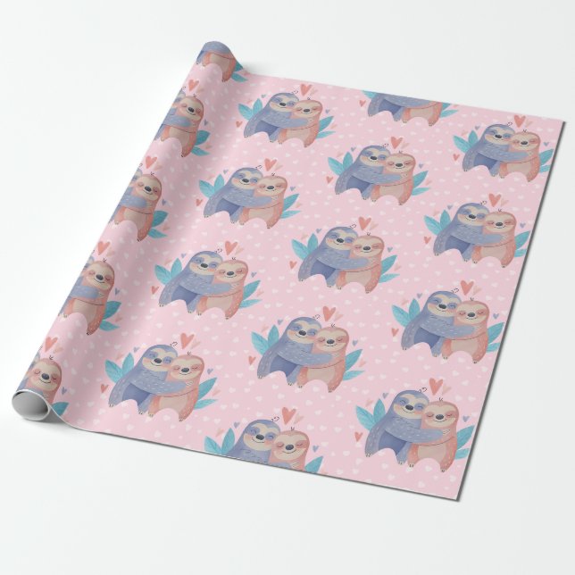 Valentinstag Geschenkpapier (Ungerollt)