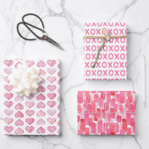 Valentinstag Geschenkpapier Set
