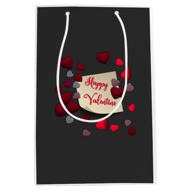 Valentinstag-Geschenktasche Mittlere Geschenktüte (Vorderseite)