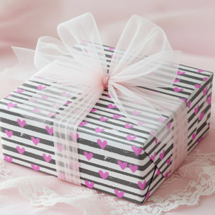Valentinstag-Geschenkverpackung Süße Liebe Kokette Geschenkpapier