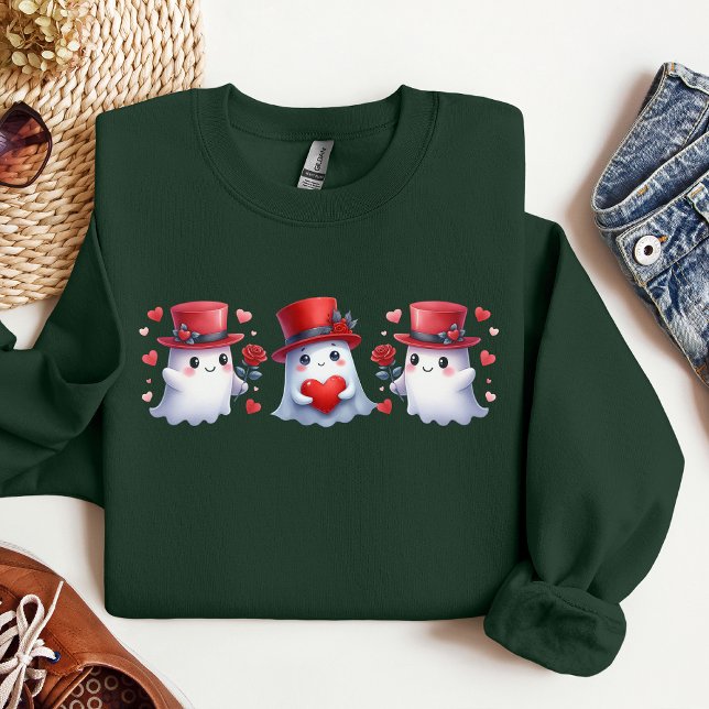 Valentinstag Gespenst Shirt, auch Valentingeschenk Sweatshirt (Von Creator hochgeladen)