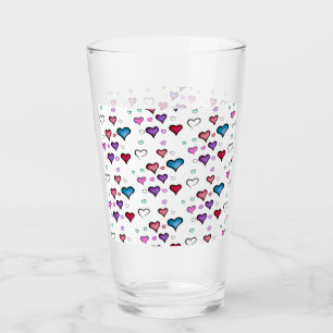 Valentinstag Glas