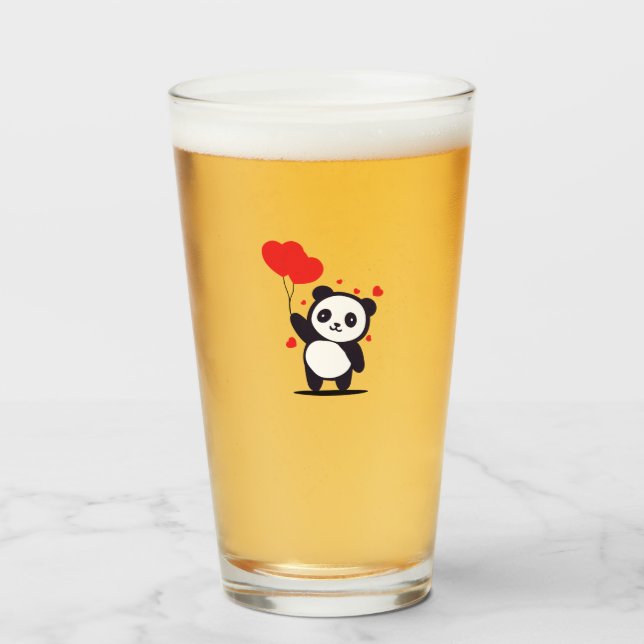 Valentinstag Glas (Vorne (Gefüllt))