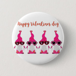 Valentinstag-Gnome Button