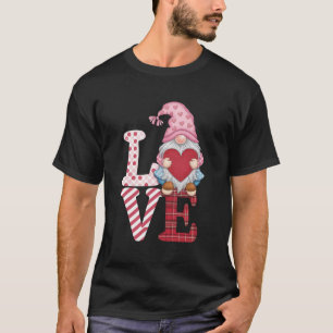 Valentinstag Gnome Liebe Couple Geschenke für sie T-Shirt