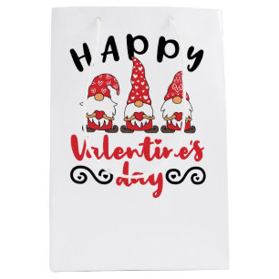 Valentinstag Gnome Schwedische Tomte Mittlere Geschenktüte