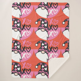 Valentinstag Gnome Sherpadecke