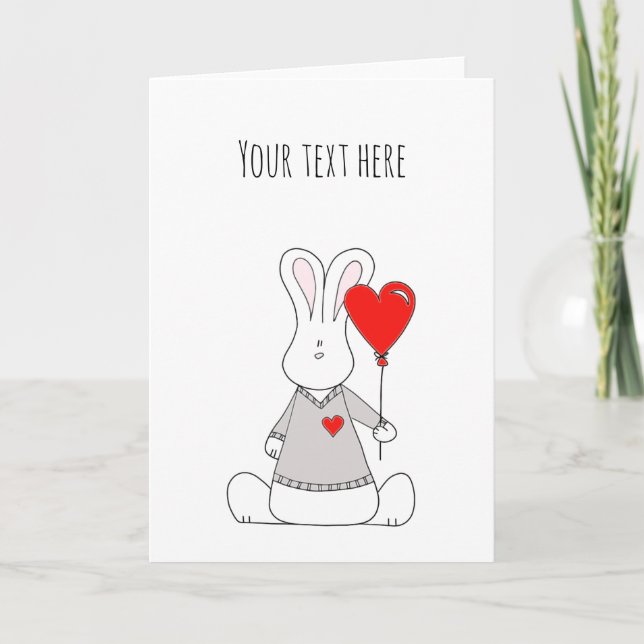 Valentinstag-Gruß-Karte Feiertagskarte (Vorderseite)