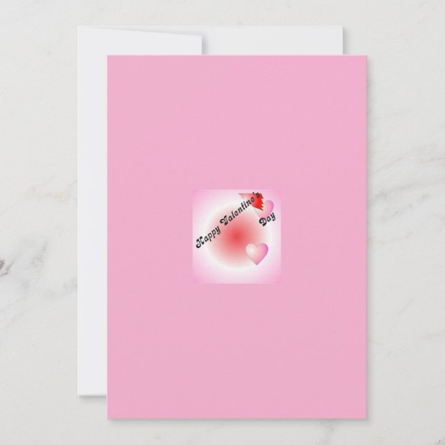 Valentinstag Grußkarte Feiertagskarte (Vorderseite)