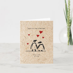 Valentinstag Grußkarte   Jubiläumskarte Karte