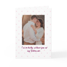 Valentinstag-Grußkarte